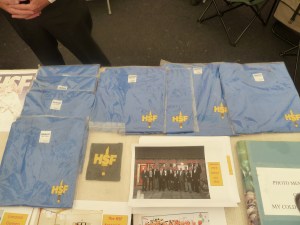 HSF Tee Shirts and a Blazer Badge on sale