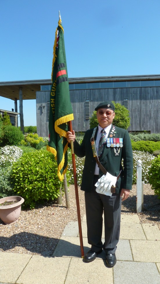 No, we didn't ever have any Ghurka HSF Companies, but we were extremely proud to have this young man on our parade.  